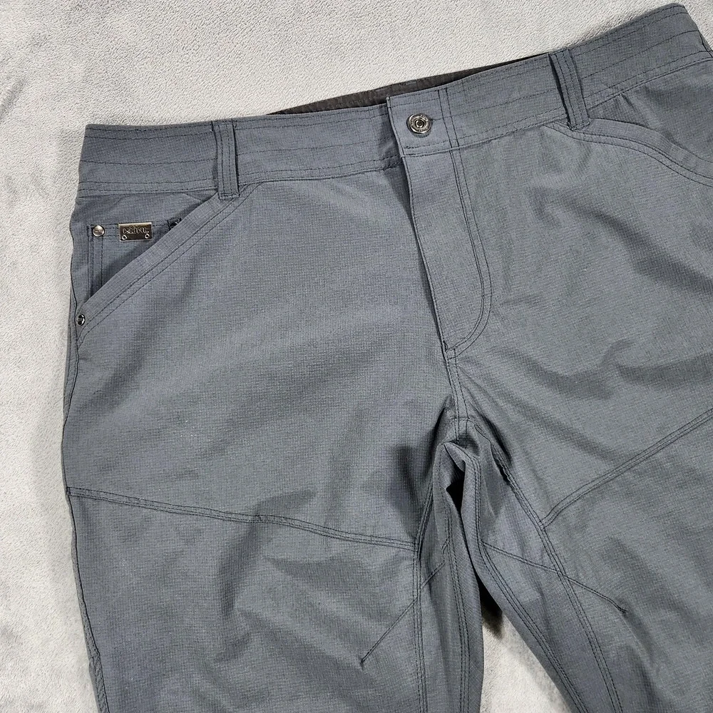 Kuhl‎ Silencr Pants Mens 40x30 Gray Ripstop Hiking Outdoor Stretch Nylon - Picture 4 of 16